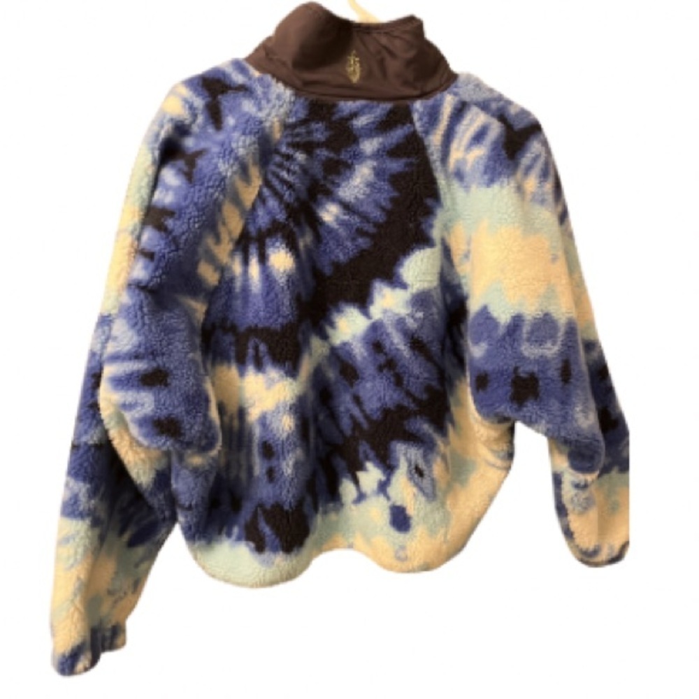 Free People Colorful Fleece Jacket with Snap Buttons - Picture 2 of 5